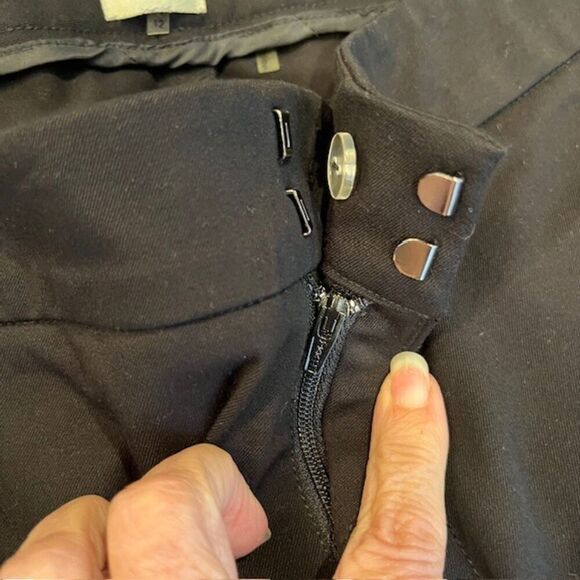 Ecru Santana Slim Dress Pants Black Trousers Size 12 - Picture 8 of 12